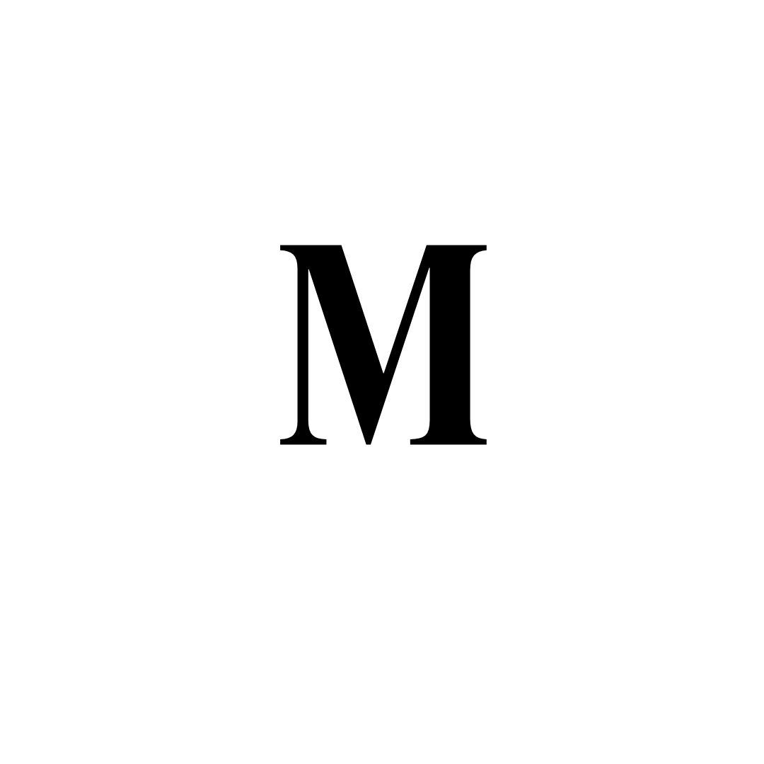 Chiffre Romain : M
