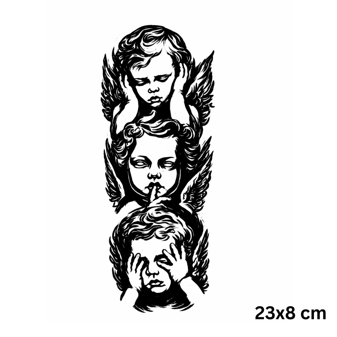 Tatouage Ange – Rien Vu, Rien Dit, Rien Entendu-thumbmail-2