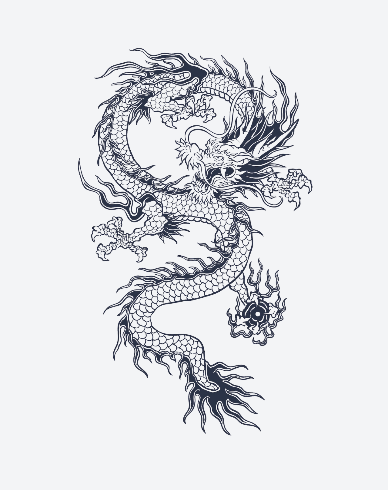 Dragon Japonais Traditionnel v2